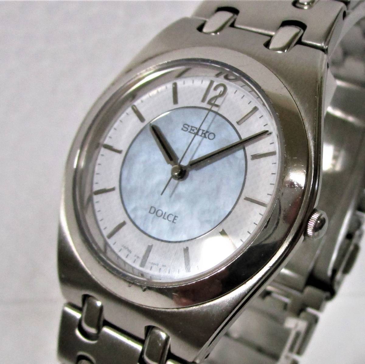 SEIKO】ドルチェ Dolce V18-0AF0/ソーラ ◇◇ブレスフルコマ(長め 