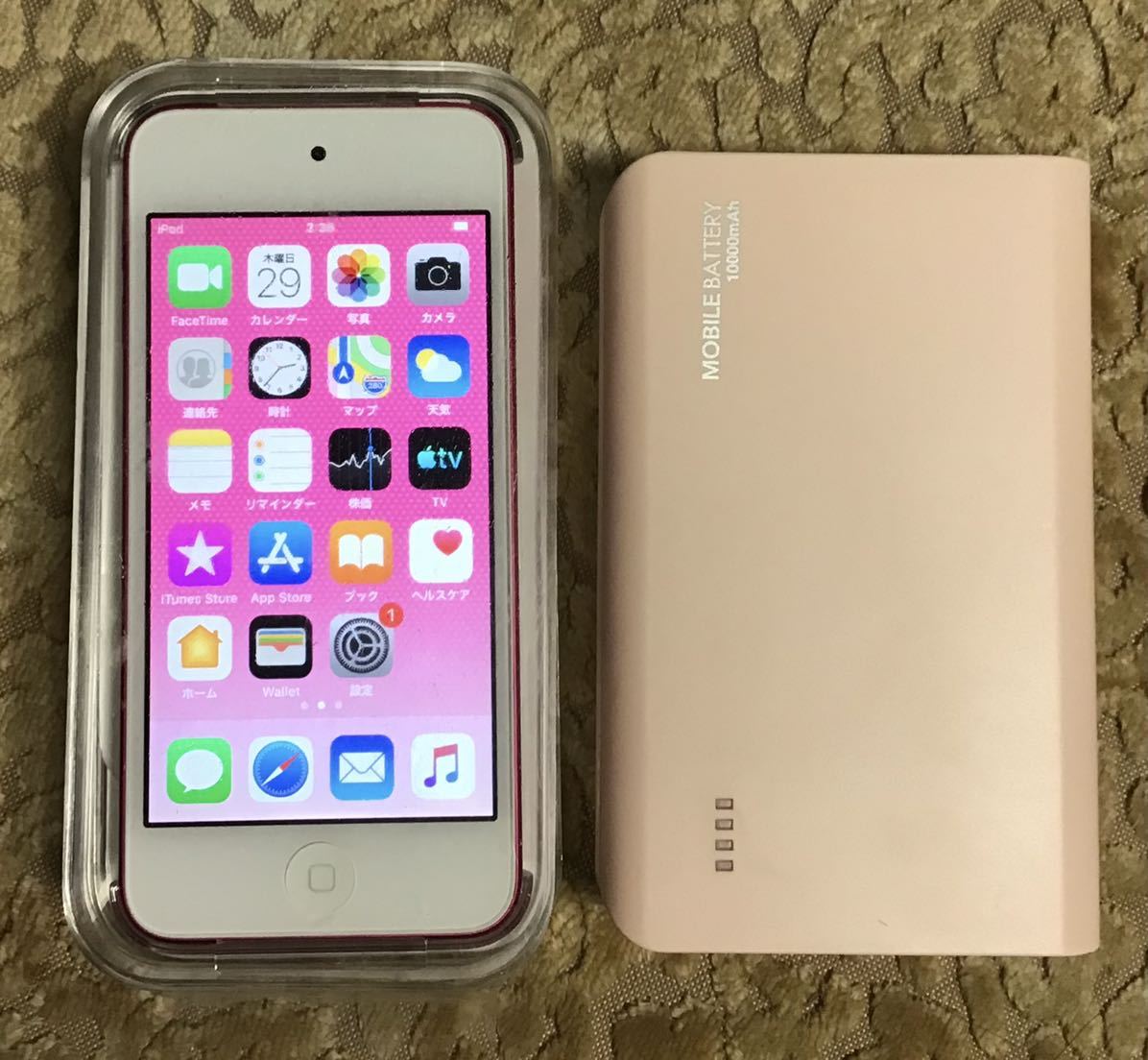 iPod touch 第6世代 ピンク 望ましく 32GB（新品バッテリー）