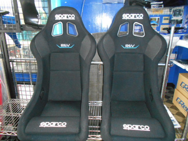 Sparco バケットシート 2脚セット 黒青 多き 売買されたオークション 