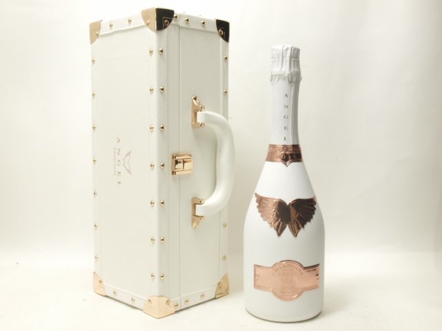 Angel エンジェル シャンパン ロゼ ホワイトボトル 750ml 箱付※底表面