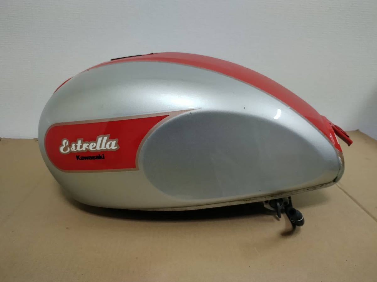 カワサキ エストレア 純正ガソリンタンクFI車 BJ250A カワサキ（Kawasaki） エストレヤカスタム タンク 橙M 51081-5287 純正