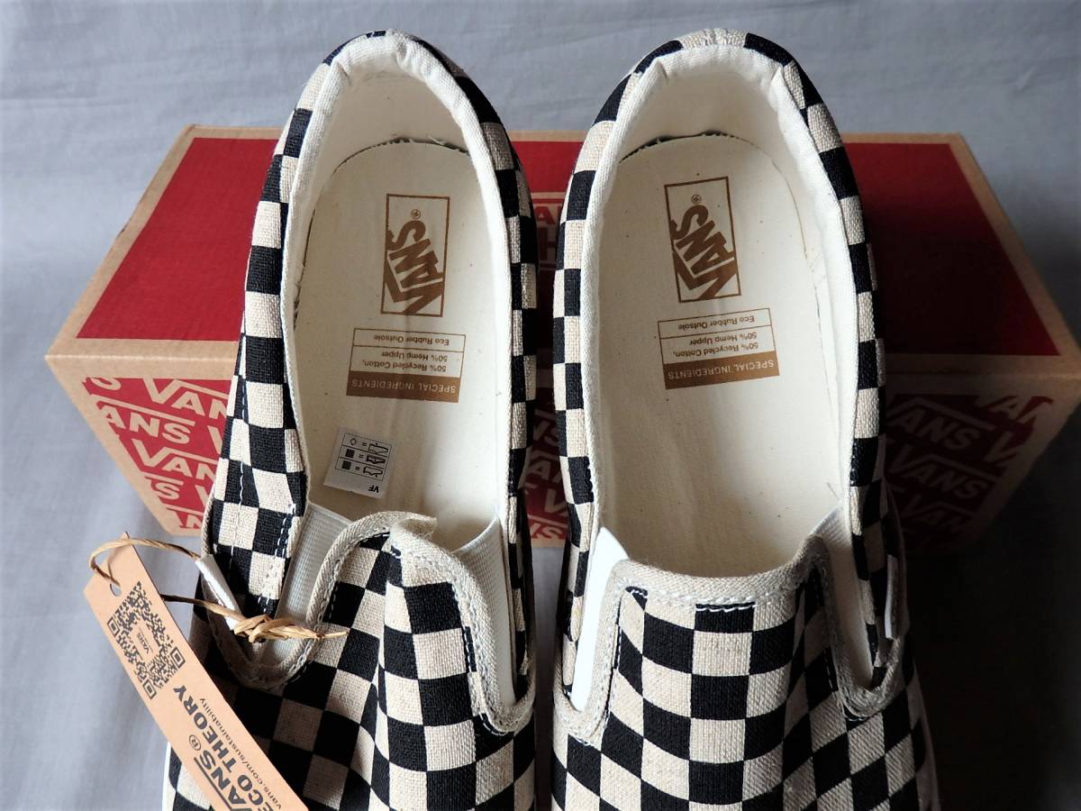 31cm！新品◇VANS SLIP-ON ECO THEORY◇US13(31cm)CHECKER◇サーフィン 