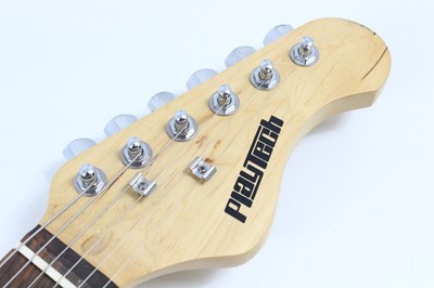 PLAYTECH ストラトキャスター ホワイト 動作確認済み 美品 ピック付き