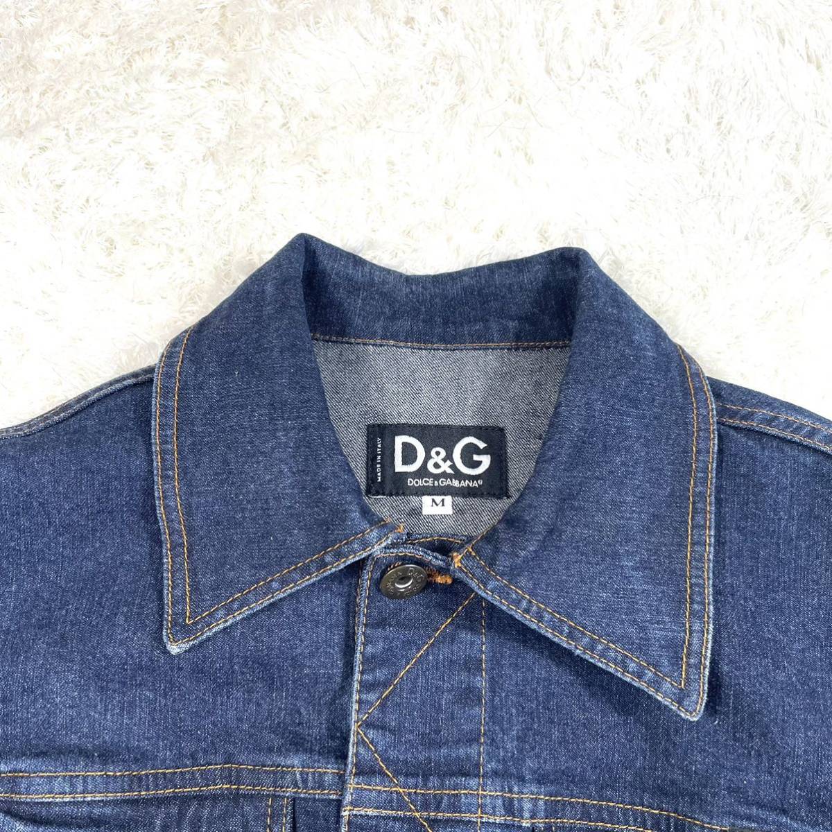 DOLCE&GABBANA Gジャン インディゴ size M 青 D&G V*r様 00s archive