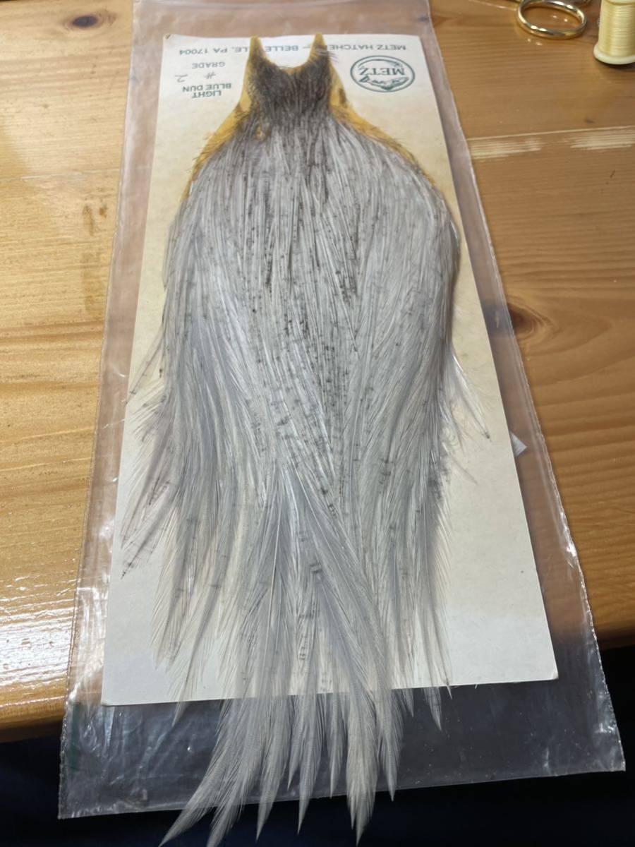 メッツハックル ＃2ライト ブルー ダン メッツ ハックル ライトブルーダン