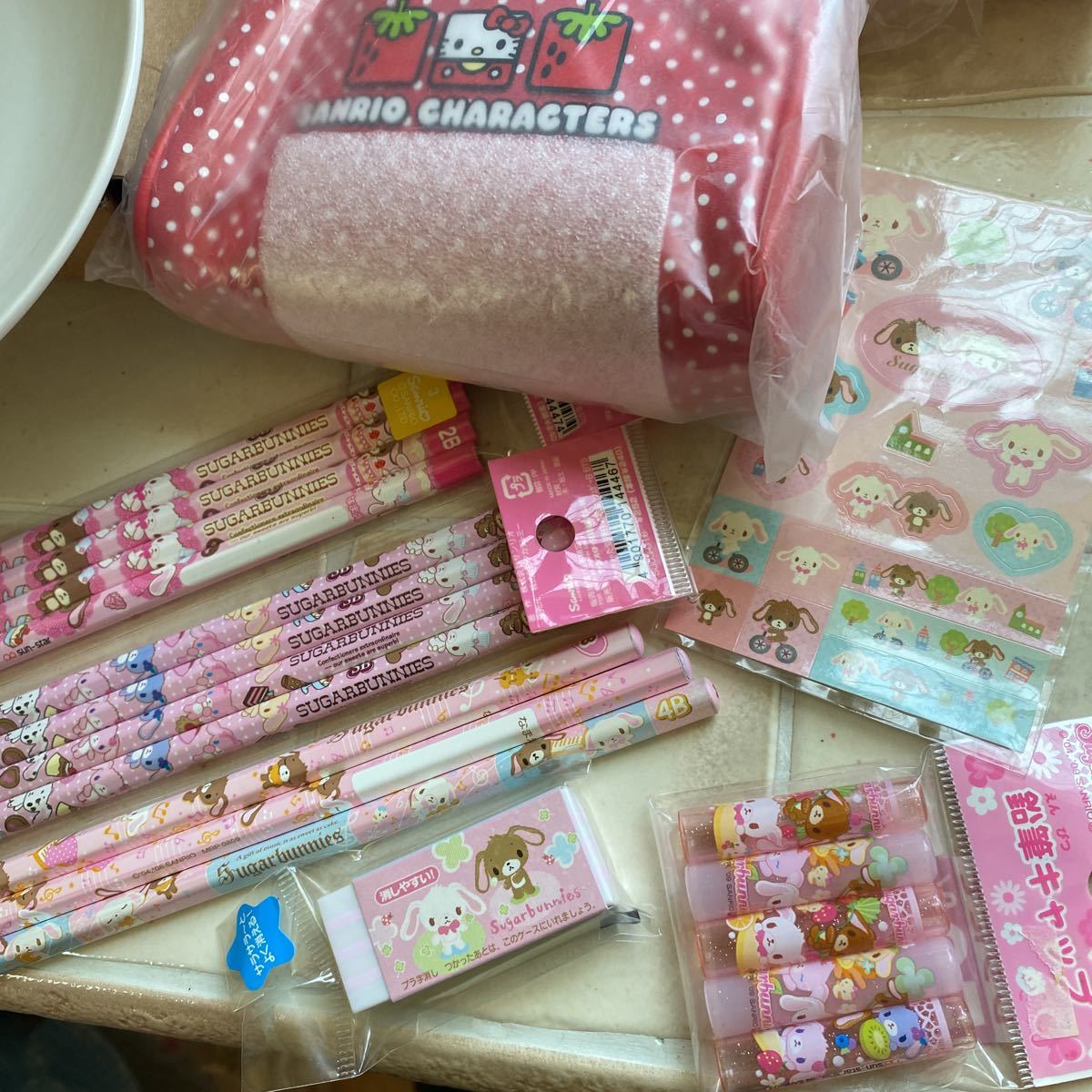 新品 未使用 シュガーバニーズ しろうさ くろうさ ぬいぐるみ ペア
