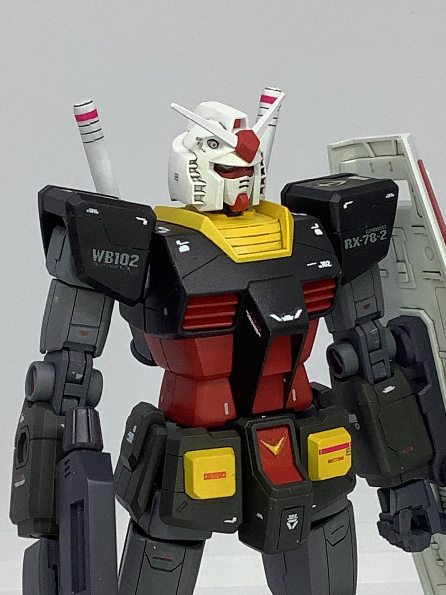 100%新品，爆買い ガンプラ HG 1/144 RX-78-2 ガンダム リアルタイプカラー 全塗装完成品(完成品)｜売買されたオークション情報、yahooの商品情報をアーカイブ公開 - オークファン 完成品