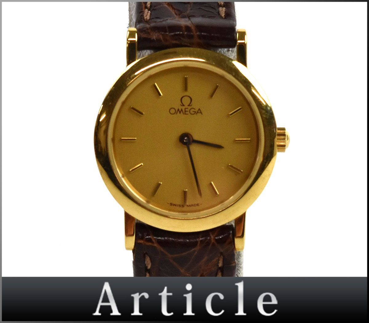 136941☆ 動作未確認 ジャンク OMEGA オメガ デビル デヴィル 腕時計