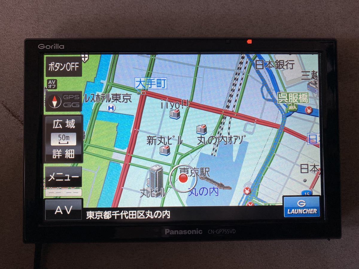 パナソニック Gorilla ポータブルナビ カーナビ CN-G500D Panasonic