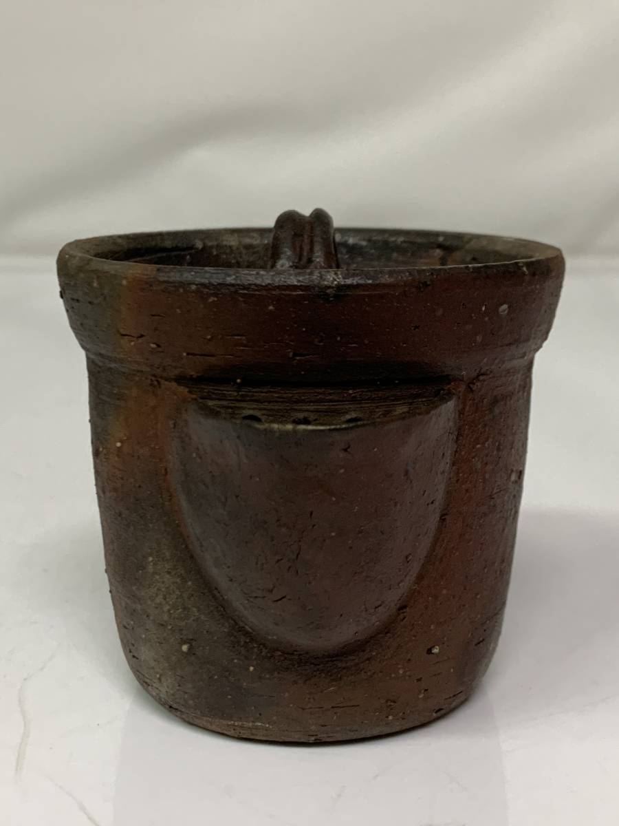 備前焼 茶道具 宝瓶/急須 山本陶秀造 木箱付 備前焼 共箱 宝瓶