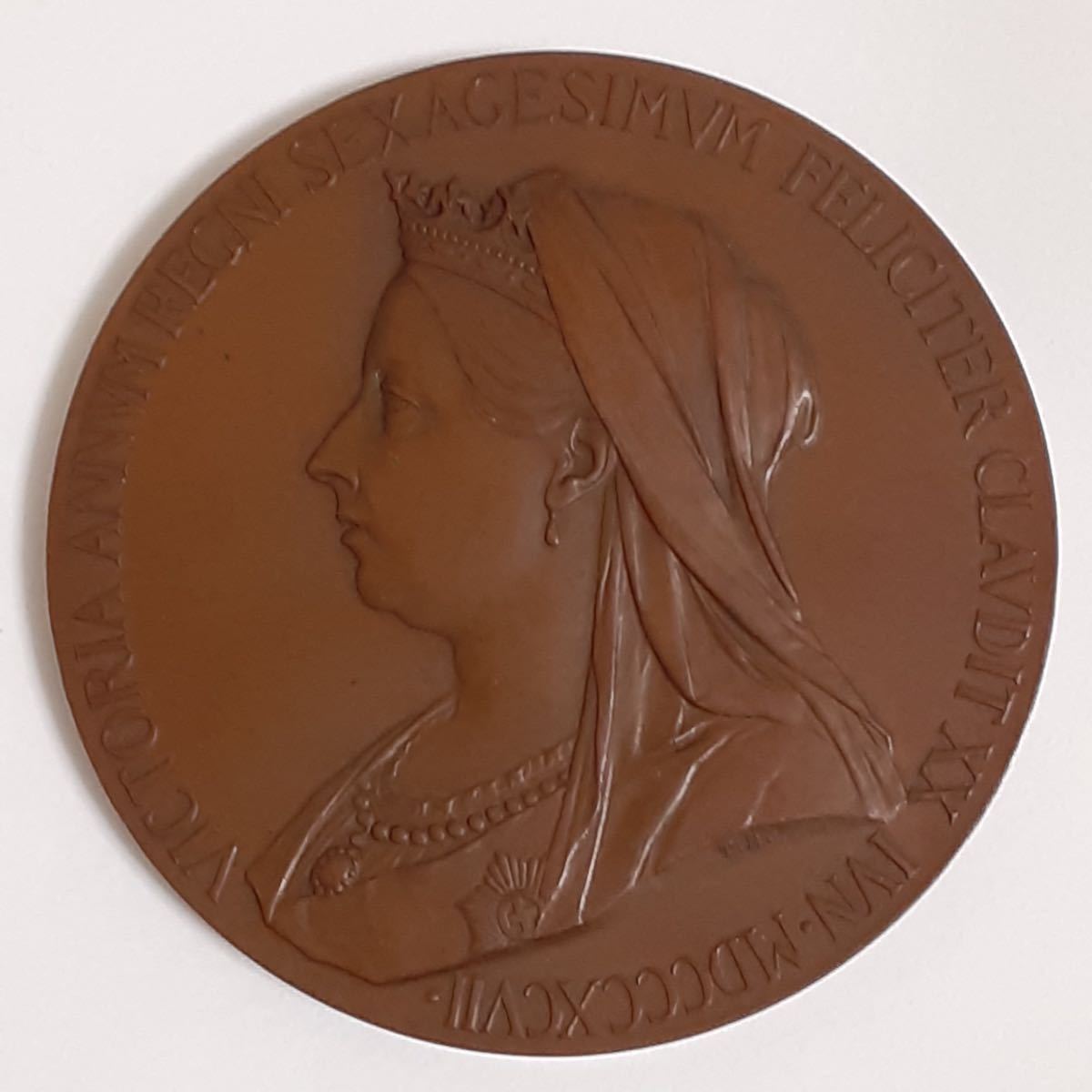 ヴィクトリア 女王 1897年 ダイヤモンド ジュビリー メダル コイン 