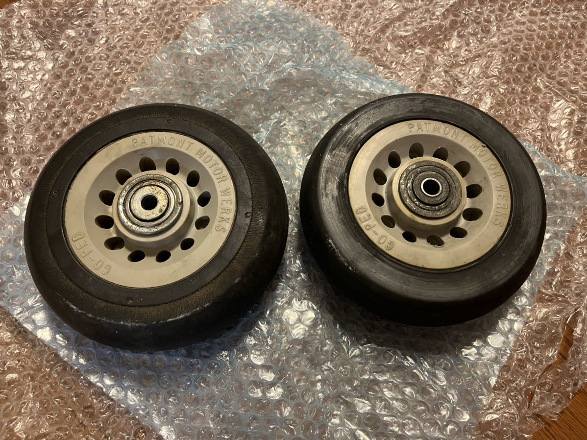 ゴーペッド ゴーペット go-ped タイヤ2本ジャンク品 （ゴーペッド 