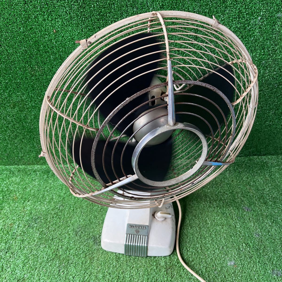 扇風機 昭和レトロ ナショナル National 3枚羽根 - 30cm アンティーク