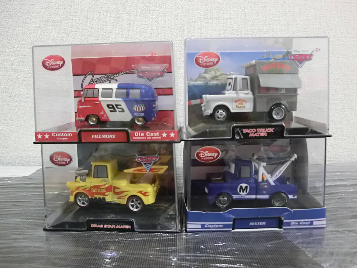 ディズニーストア カーズ（Cars） ダイキャストカー 4点セット （未