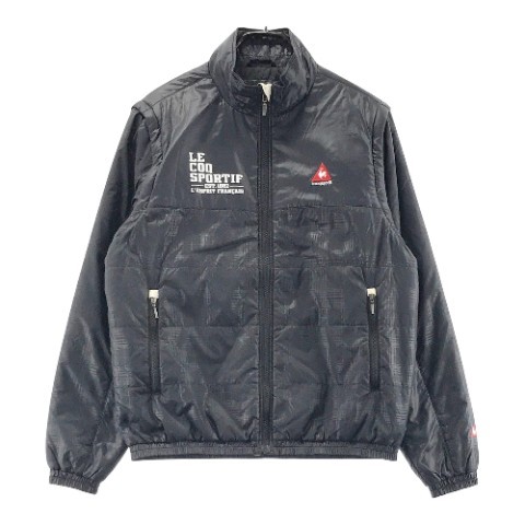 LECOQ GOLF ルコックゴルフ 2WAY 中綿ジャケット ネイビー系 L [240001831453] ゴルフウェア メンズ
