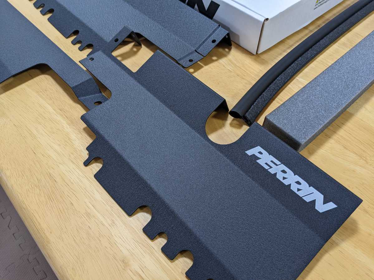 PERRIN ペリンラジエターシュラウド ブラック スバル WRX STI VAB