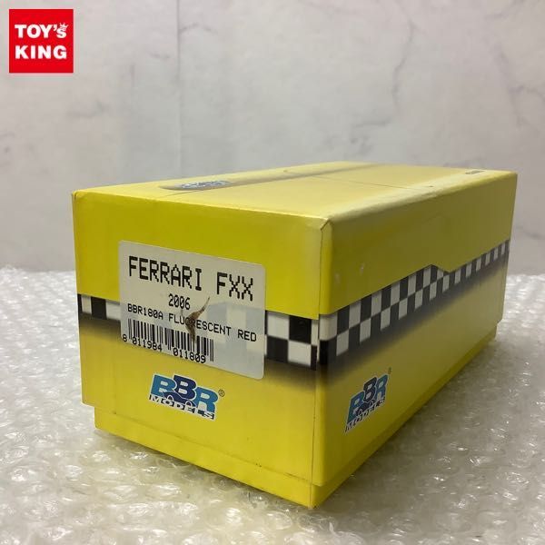1円〜 BBR 1/43 フェラーリ FXX 2006 FLUORESCENT RED 超激得，限定