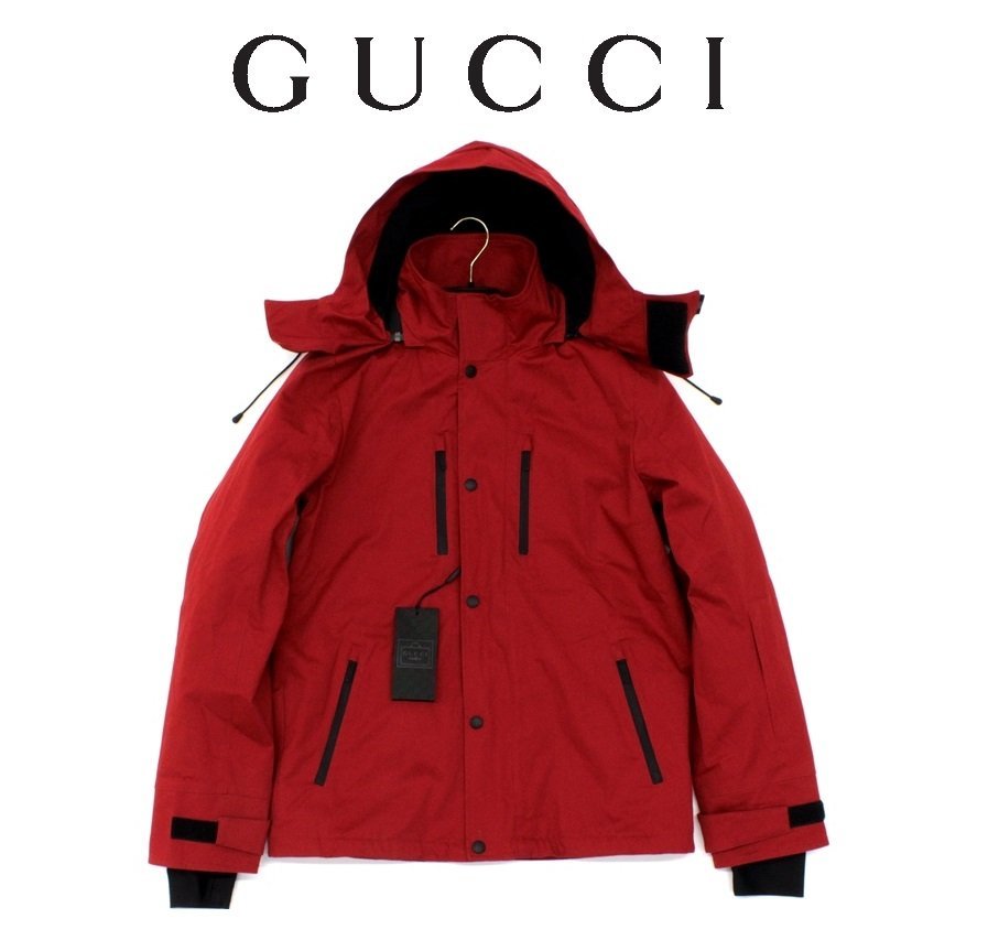 人気SALE，得価 35万 44=XS GUCCIグッチ 撥水加工ストレッチブルゾン フード インナー着脱可VIAGGIO1円(ジャンパー、ブルゾン)｜売買されたオークション情報、yahooの商品情報をアーカイブ公開 - オークファン 男性用