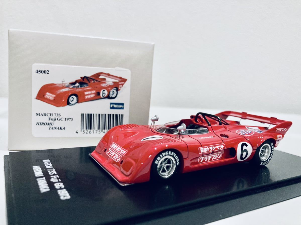 送料無料】1/43 EBBRO マーチ 73S 日本トランペット 田中弘 富士GC