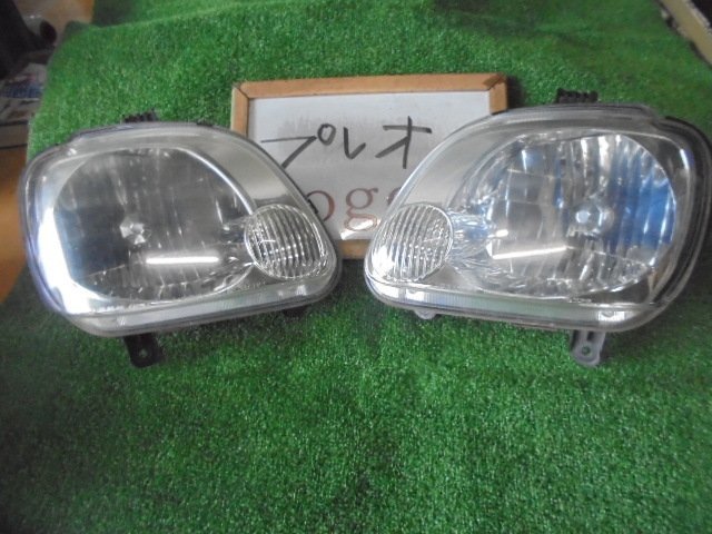 3DX8056AH4 ) スバル プレオ RV1 後期 純正ヘッドライト左右セット　イチコ1693