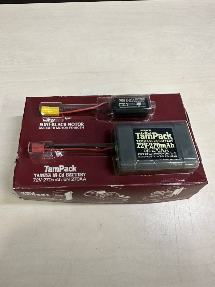 タミヤ TAMIYA タムテック Tampack 7.2v-270mAh ブラックモーター 