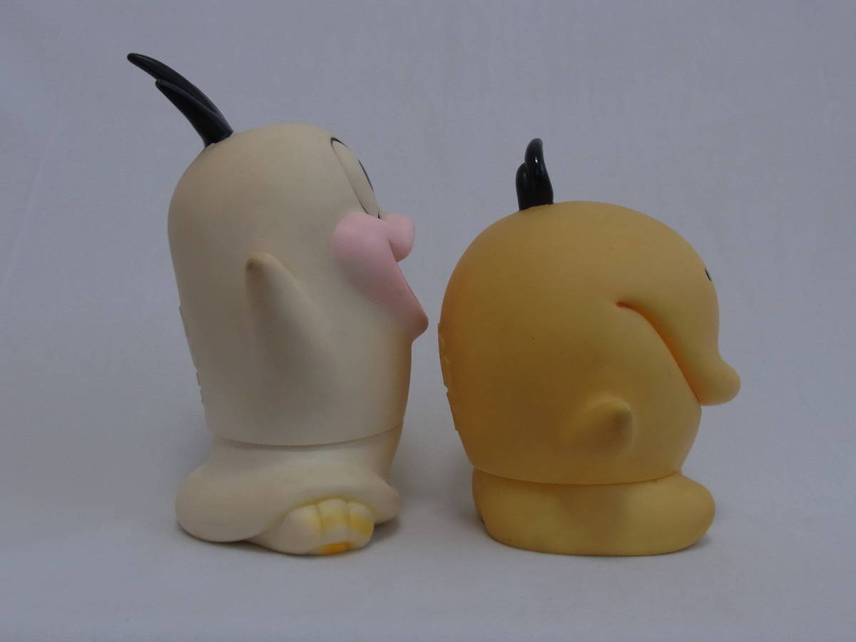 当時物 中嶋製作所 オバケのQ太郎 O次郎 笛入り ソフビ 2体セット 昭和 