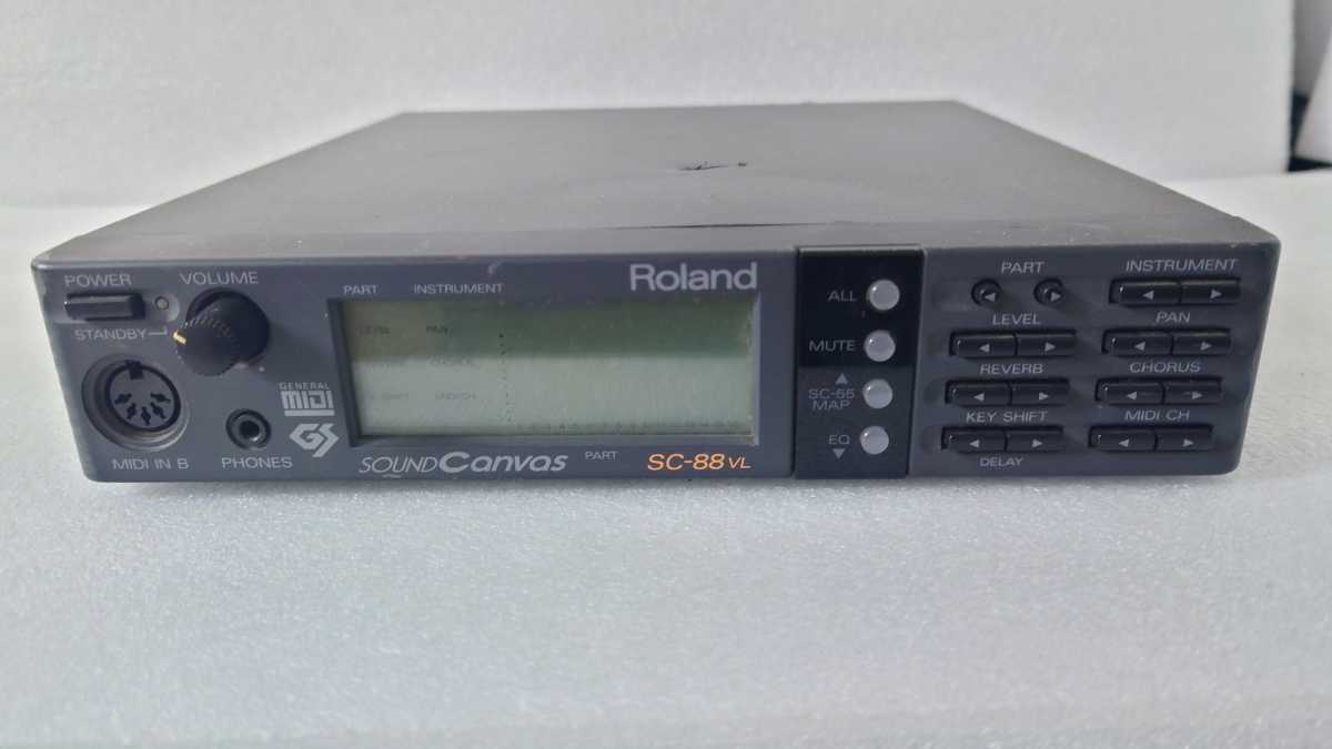 ROLAND SOUND CANVAS SC-88VL 音源モジュール ジャンク品 本体のみ