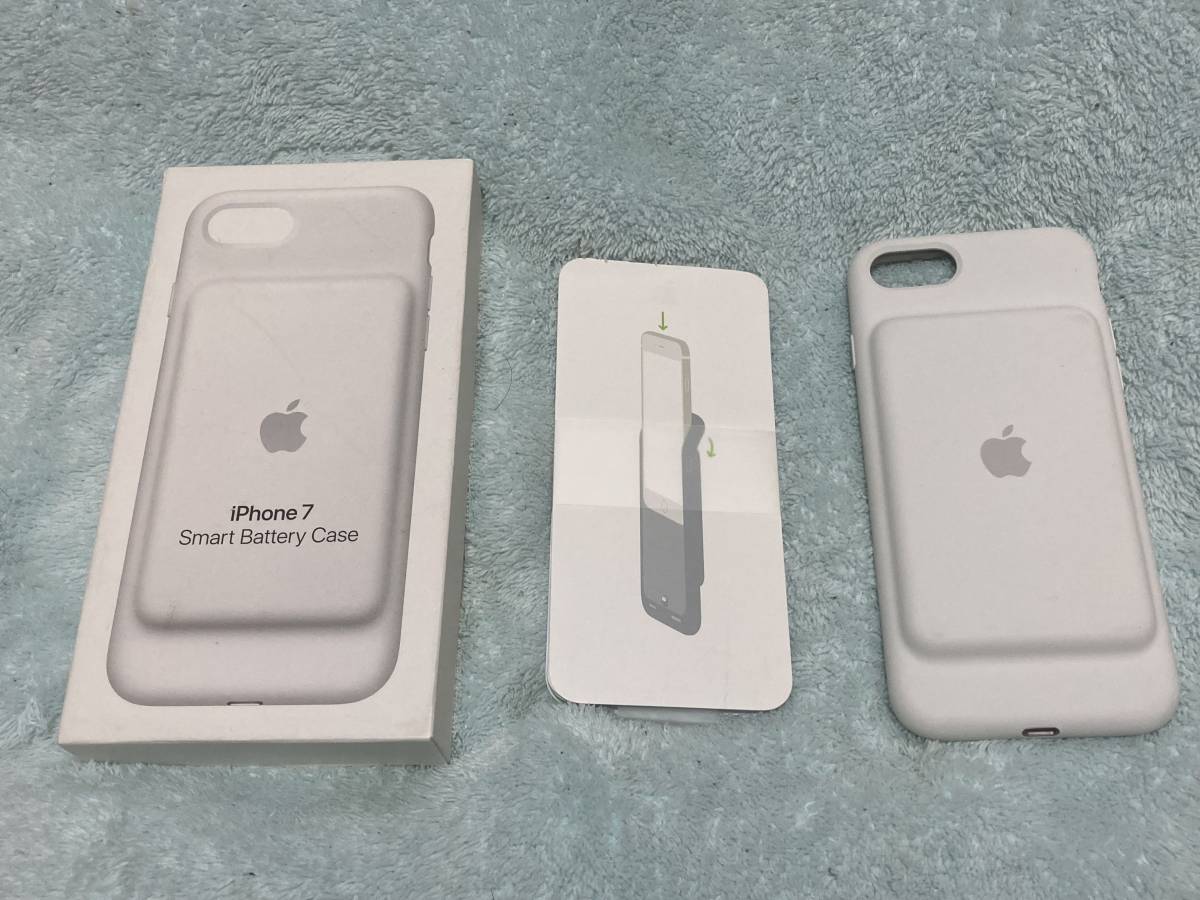 送料無料】美品即決 Apple純正 iPhone7 Smart Battery Case スマート