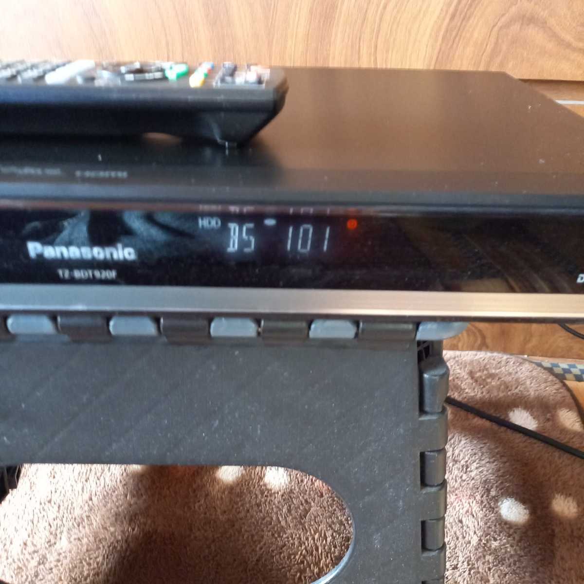パナソニック　BDレコーダー　TZ-BDT920F　リモコン付 2018年頃　中古品　通電のみ確認済　現状