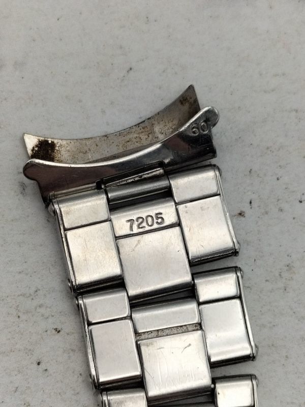 T1917 1円～ 中古品 ロレックス ROLEX 7205 純正ベルト リベットブレス