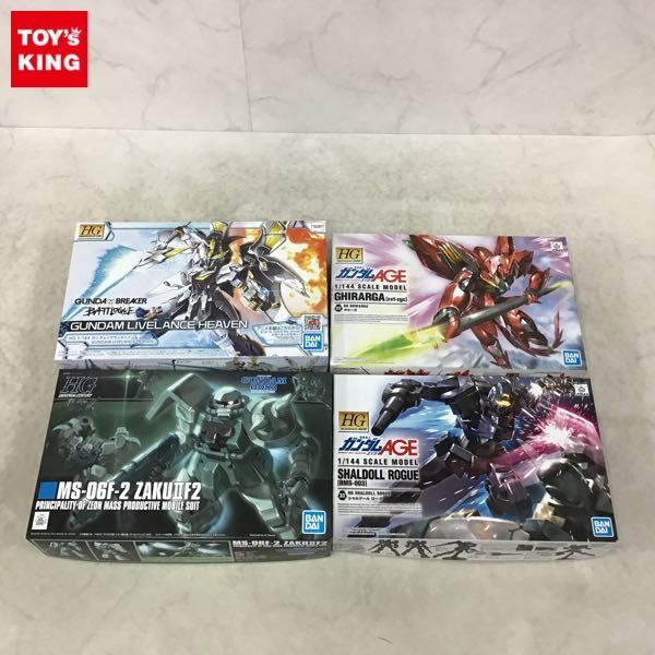 1円〜 HG 1/144 ガンダムリヴランスヘブン、ザクIIF2型 ジオン軍仕様 等