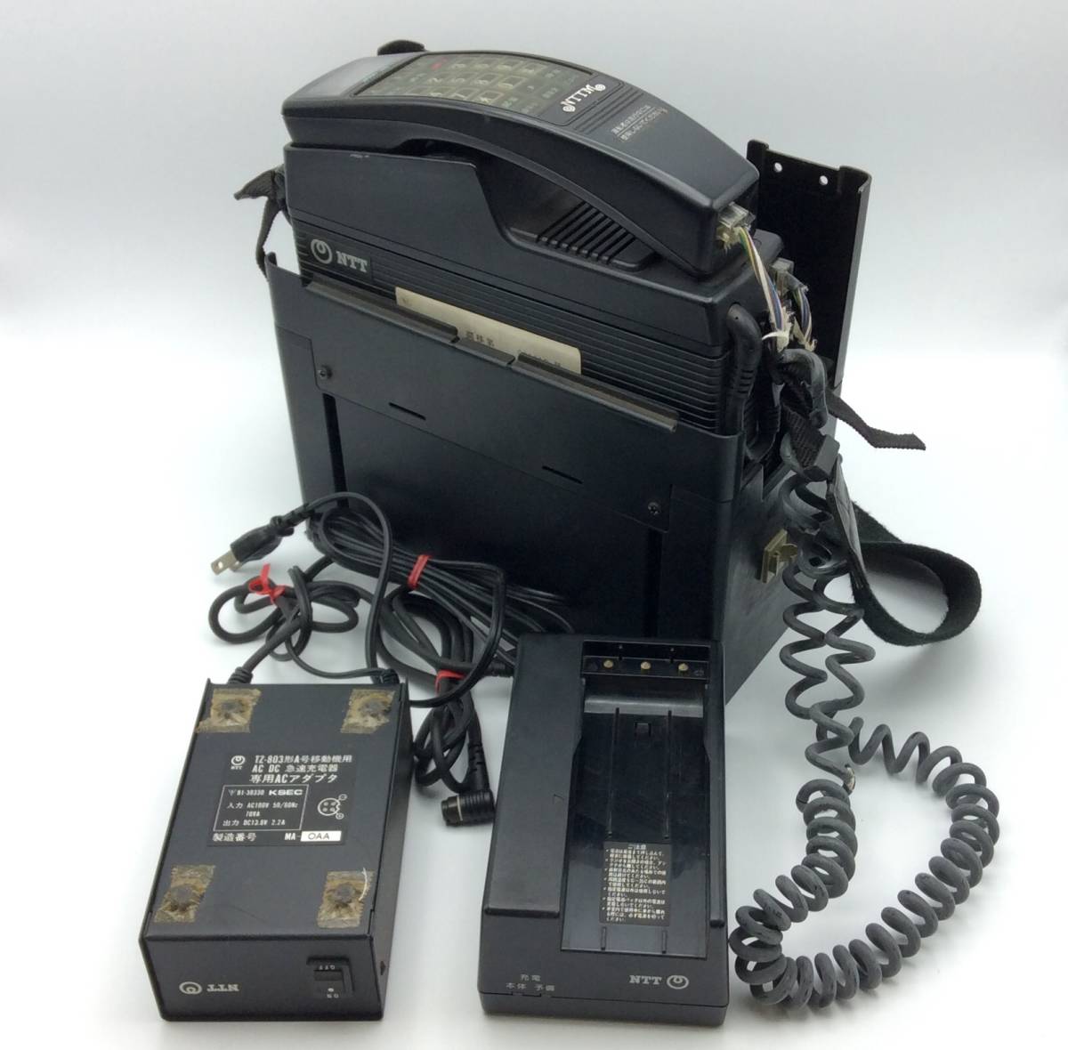 新作，人気セール EE3 ジャンク品 自動車無線電話用移動無線機 日本電信電話 ショルダーホン TZ-803形 NTT 携帯 ショルダーフォン 現状品(電話機)｜売買されたオークション情報、yahooの商品情報をアーカイブ公開 電話機