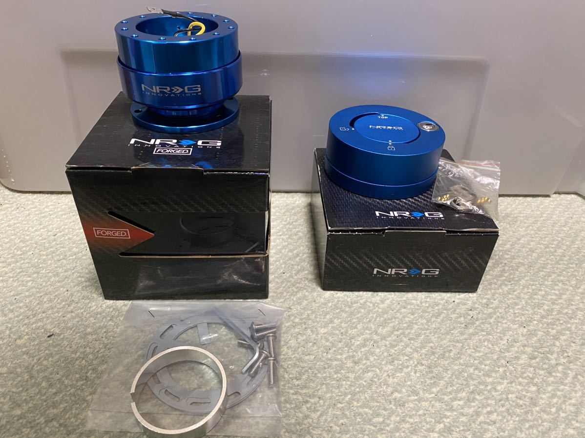 正規品 NRG クイックリリース クイックロック セット ブルー SRK-200BL 