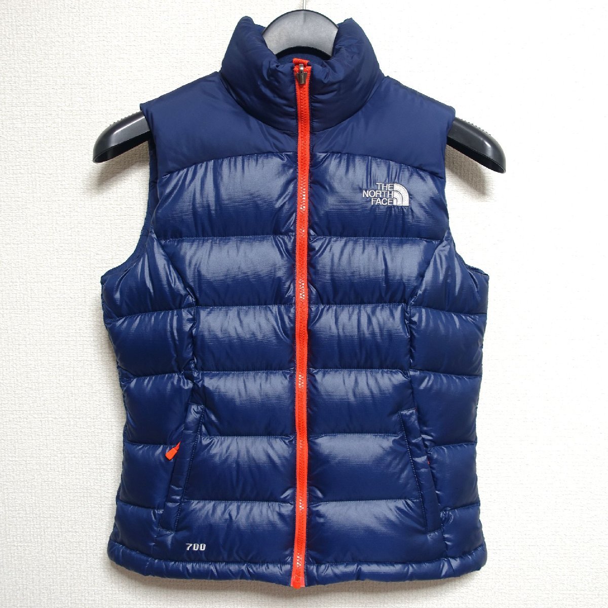 THE NORTH FACE ノースフェイス ダウンベスト 700FP レディース Mサイズ 正規品 ブルー D3879