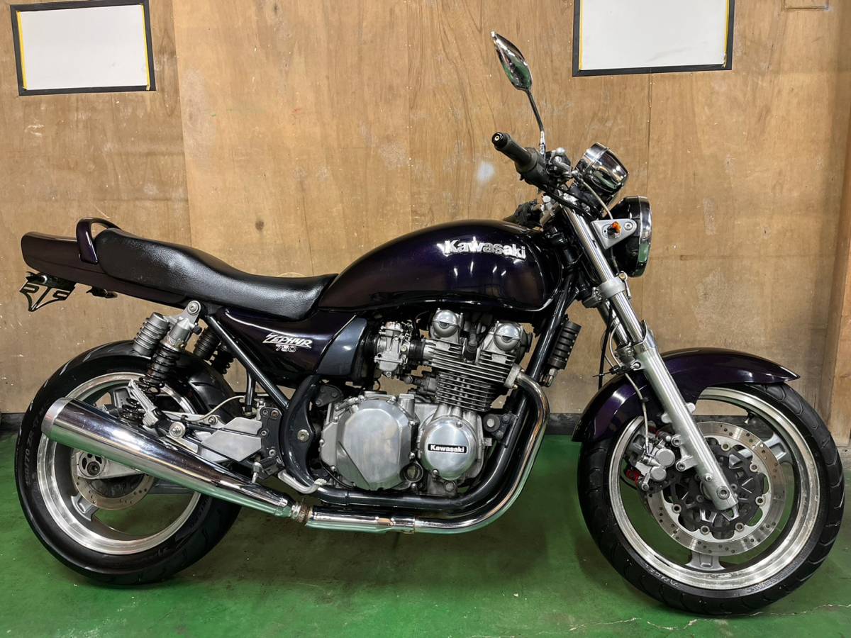 ゼファー750!! 超大人気カラー!! 調子の良い最高に綺麗な車両です!! 超 