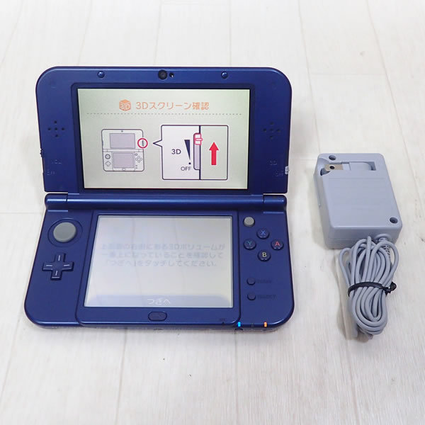 任天堂 New Nintendo 3DS LL メタリックブルー RED-001 中古 D298 発送  