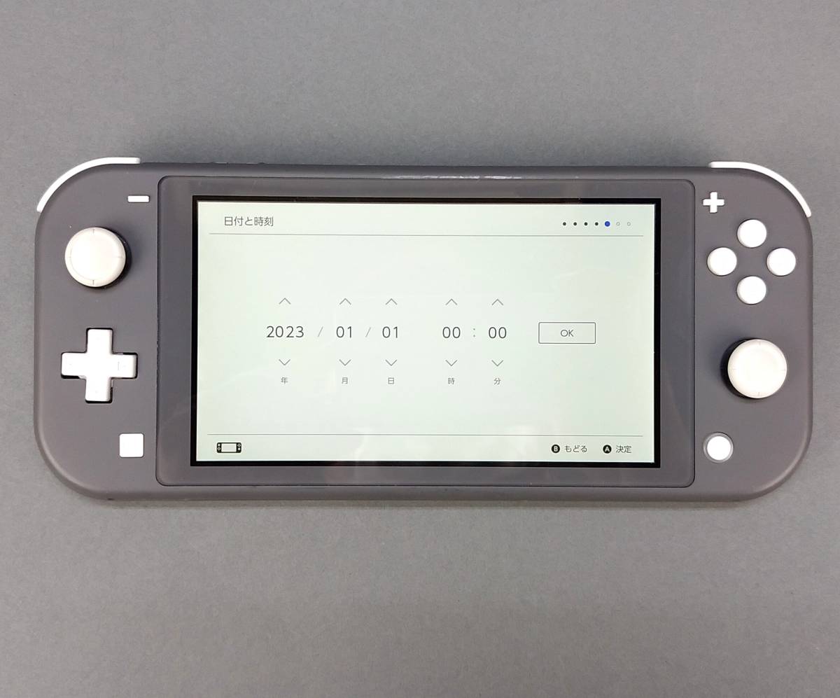DX07◇ニンテンドー◇スイッチ ライト グレー 本体 初期化済 動作確認