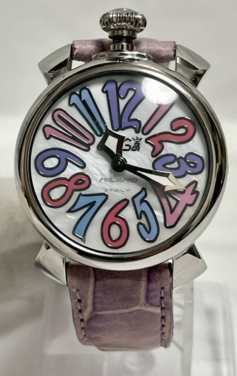 1円スタート】GaGa MILANO ガガミラノ 腕時計 ウォッチ レディース