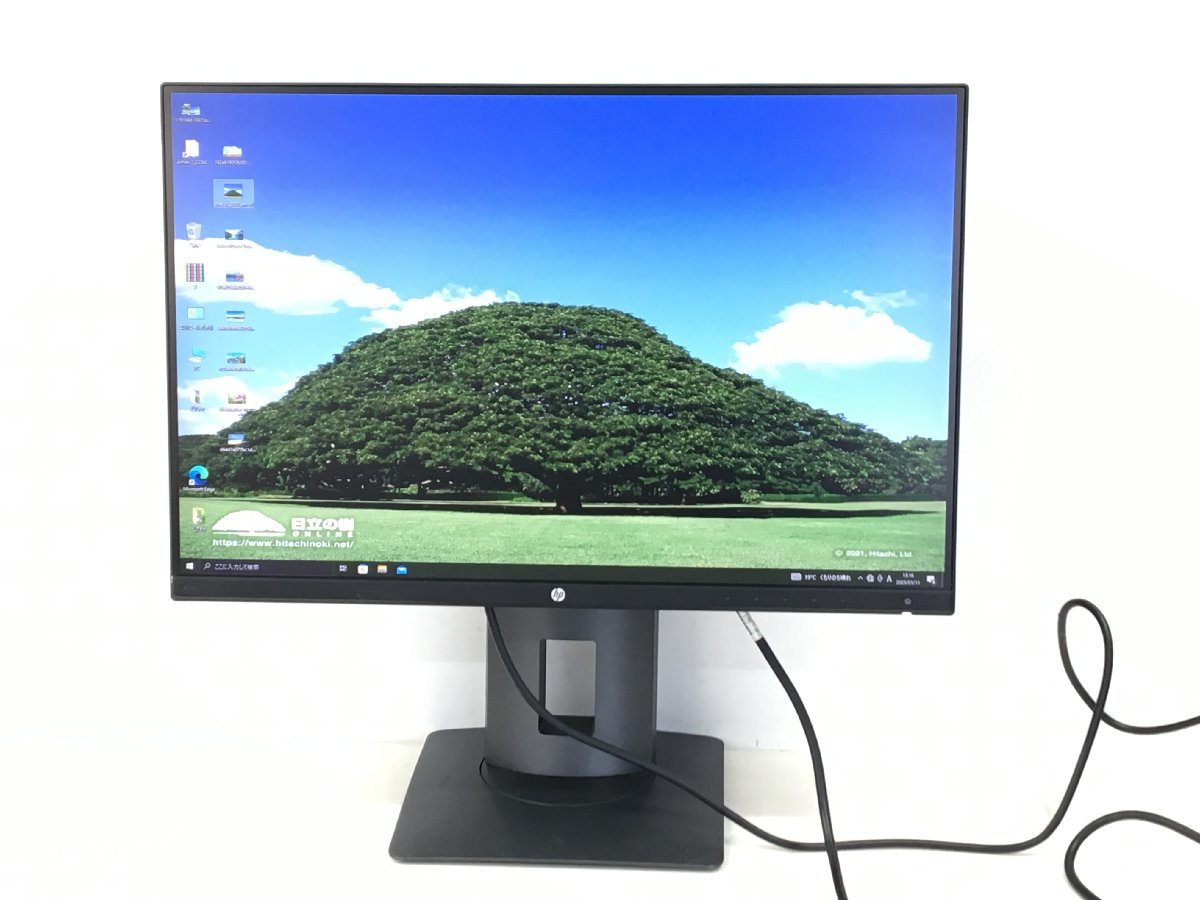 (使用時間2346H)HP24型液晶モニター Z24n 高さ調整 縦回転 　2017年製　中古品　（管：2E-M）