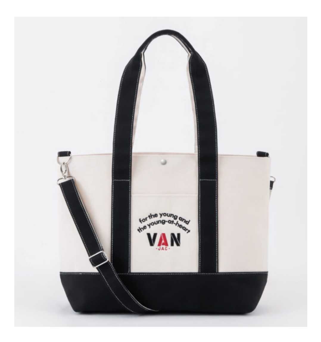 ★未使用★VAN［ヴァン］★ビッグ トート バッグ★大容量 ショルダー ★