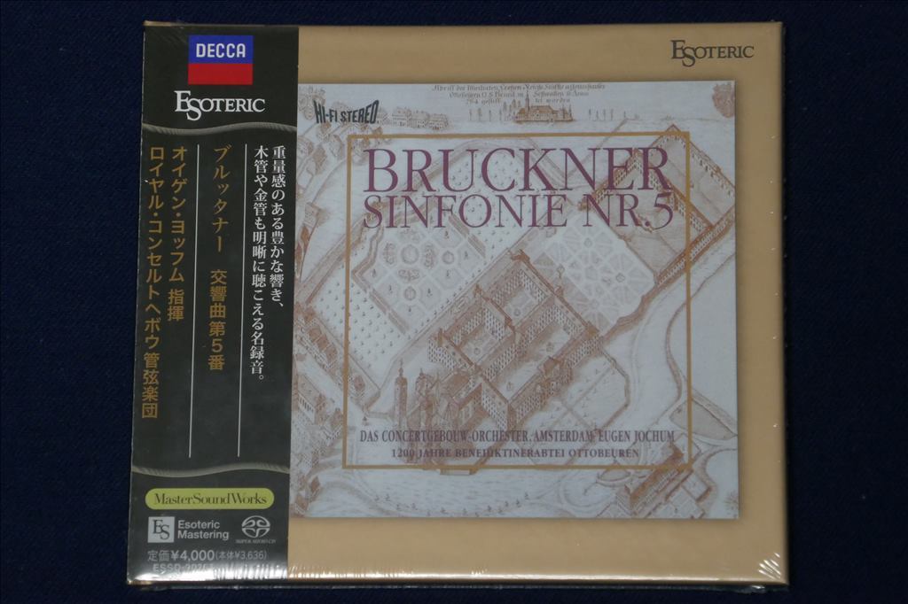 [新品未開封] Esoteric SACD ブルックナー 交響曲第5番 ヨッフム ♪ 未開封 ESOTERIC エソテリック SACD ／ ブルックナー 交響曲第5番
