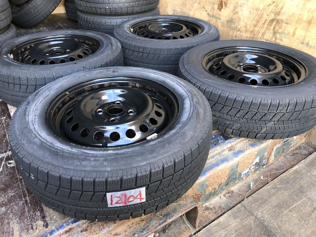 ホンダ純正 15inch × 185/65R15 PCD100 4穴 エアウェイブ グレイス シビック フィット シャトル フィットシャトル フリード スタッドレス