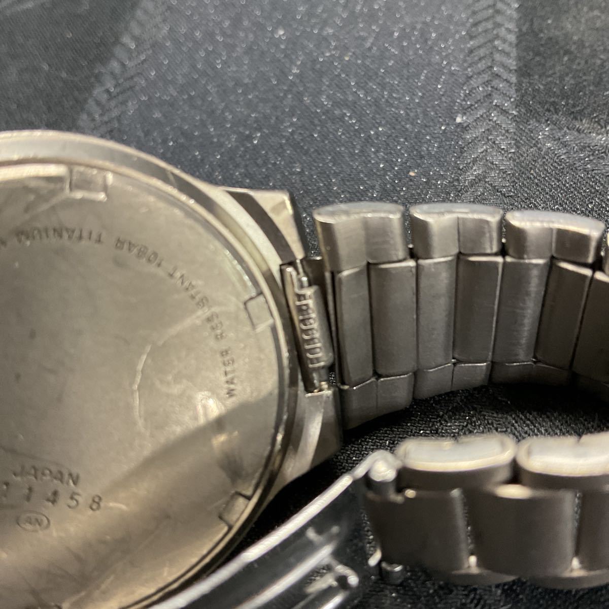 SEIKO 腕時計 V721-7A00】セイコー SEIKO ALBA EPSILON 稼働品 チタン 