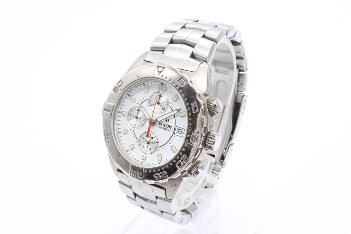 BULOVA ブローバ】 43401 クロノグラフ デイト クォーツ/QZ メンズ 