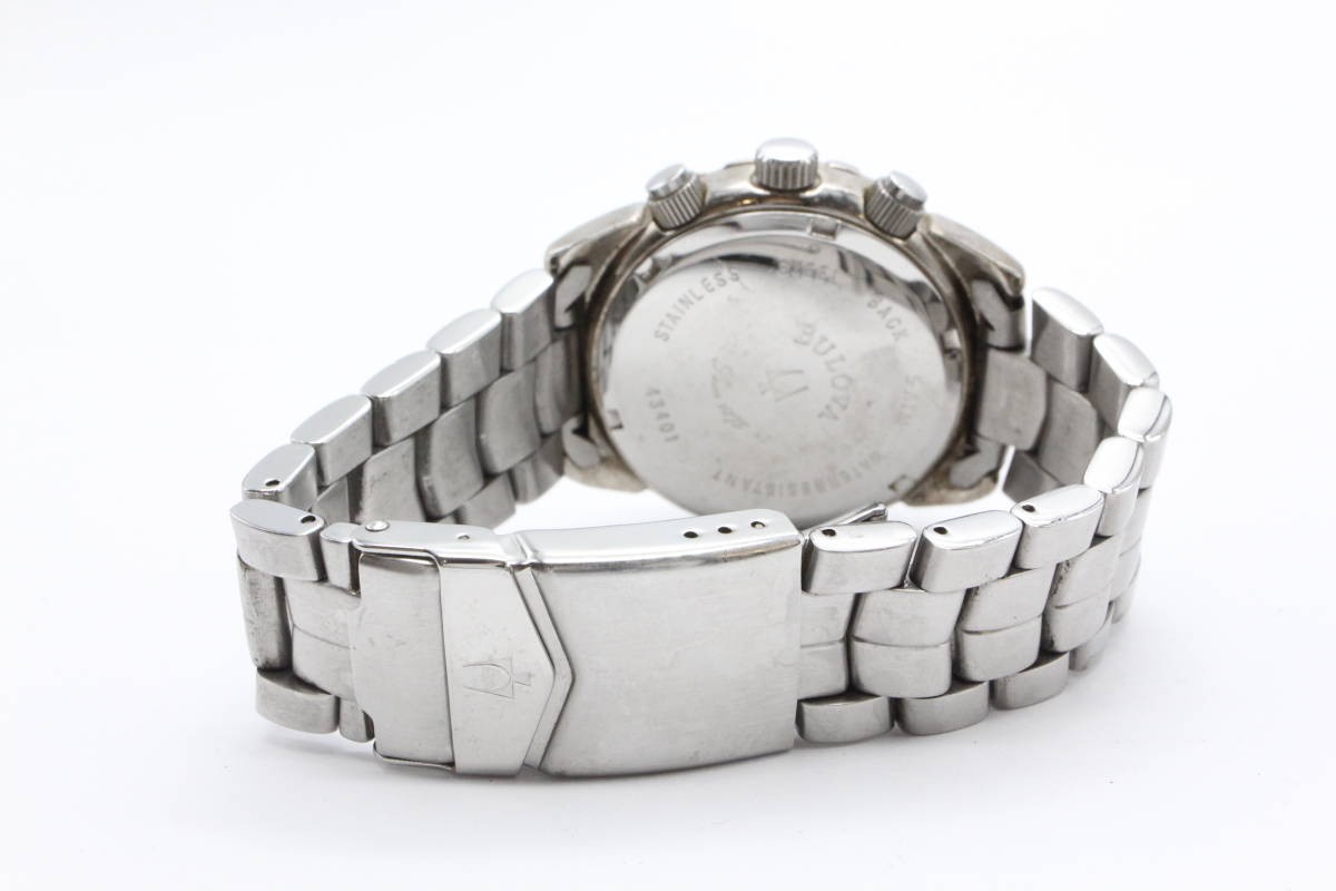 BULOVA ブローバ】 43401 クロノグラフ デイト クォーツ/QZ メンズ 