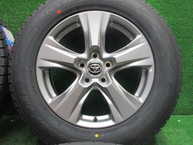 中古 ホイールタイヤ 4本 225/65R17 2022年製 トヨタ RAV4 純正