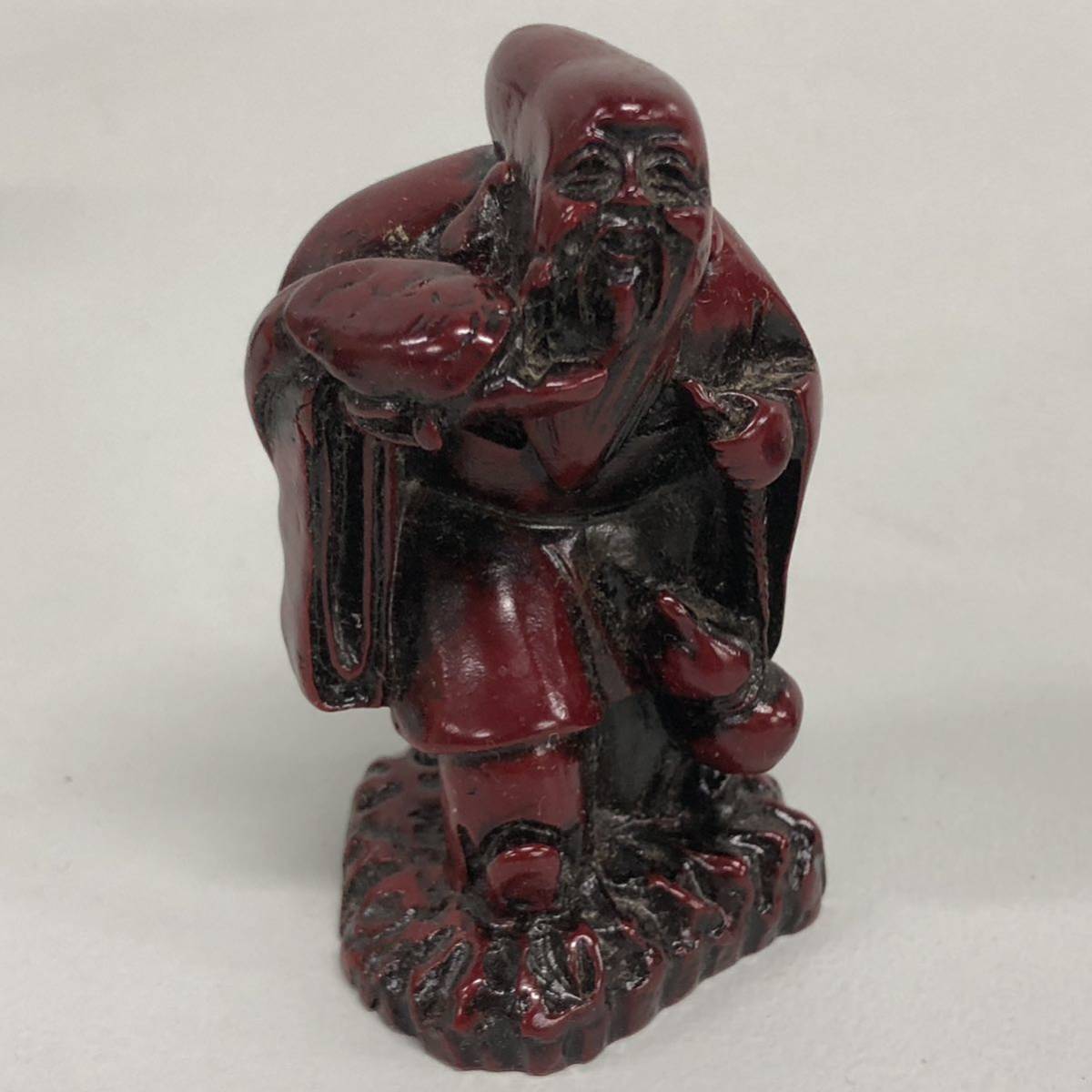T□ 七福神 木彫り 置物 7体揃え 縁起物 恵比寿 大黒天 福禄寿 