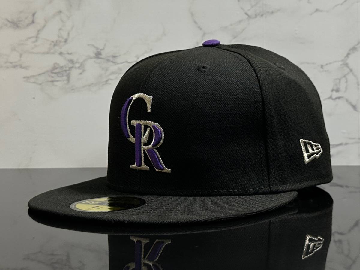 【未使用品】15I★NEW ERA ニューエラ 59FIFTY×MLB コロラド ロッキーズ Colorado Rockies コラボキャップ 帽子 CAP《SIZE7 1/2・59.6㎝》