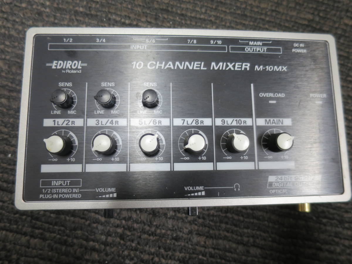 EDIROL 10チャンネルミキサー M-10MX 希少 激レア Roland M-10MX