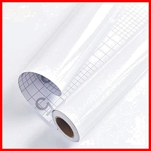 ★60cm*10m_ホワイト★ Homya 壁紙シート つるつる